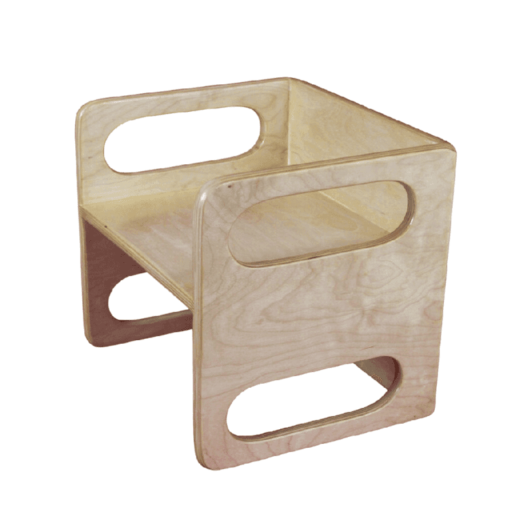 Coastal Hippie Design Cube Chair Jojoba Oil Finish