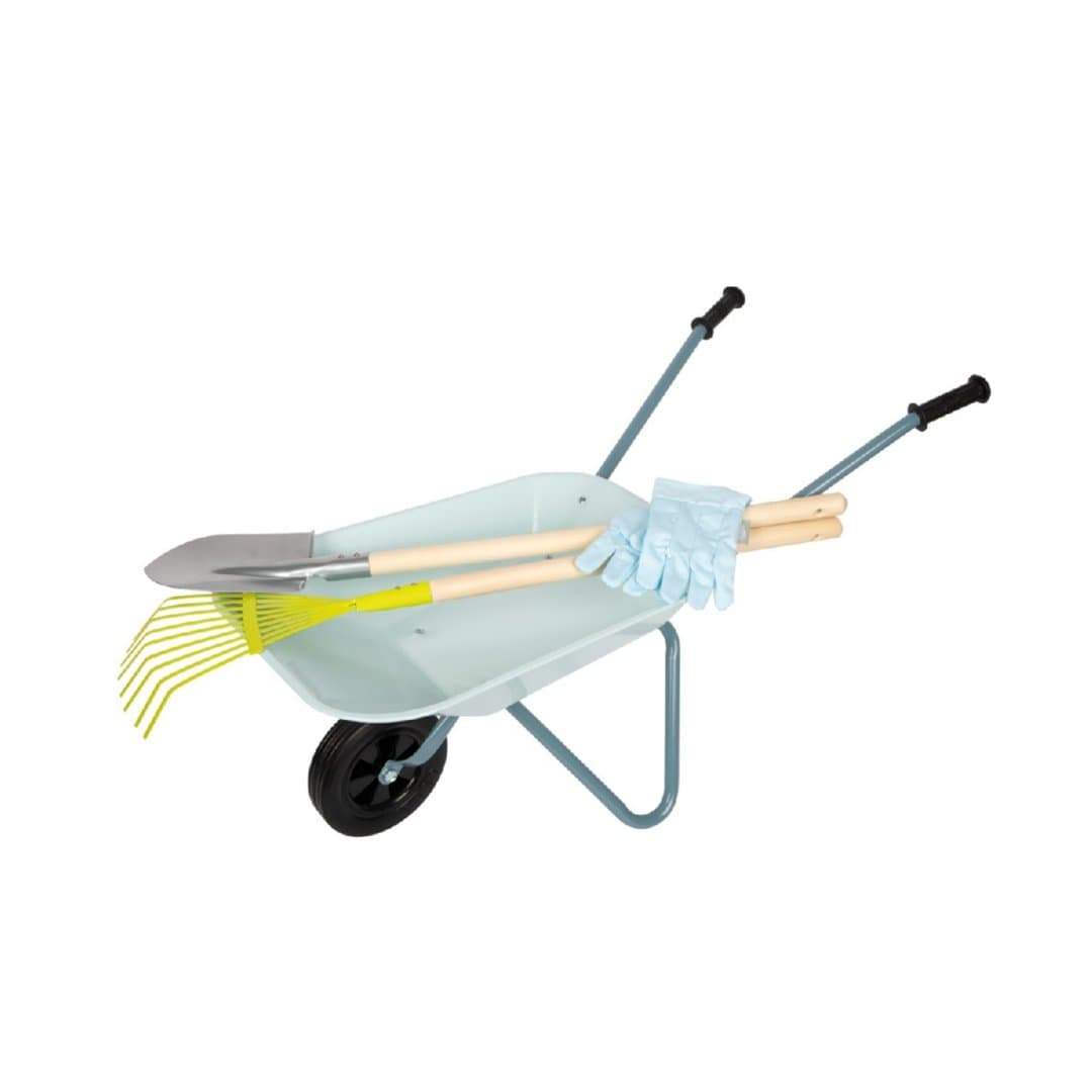 Small Foot Brouette avec Outils de Jardinage 2