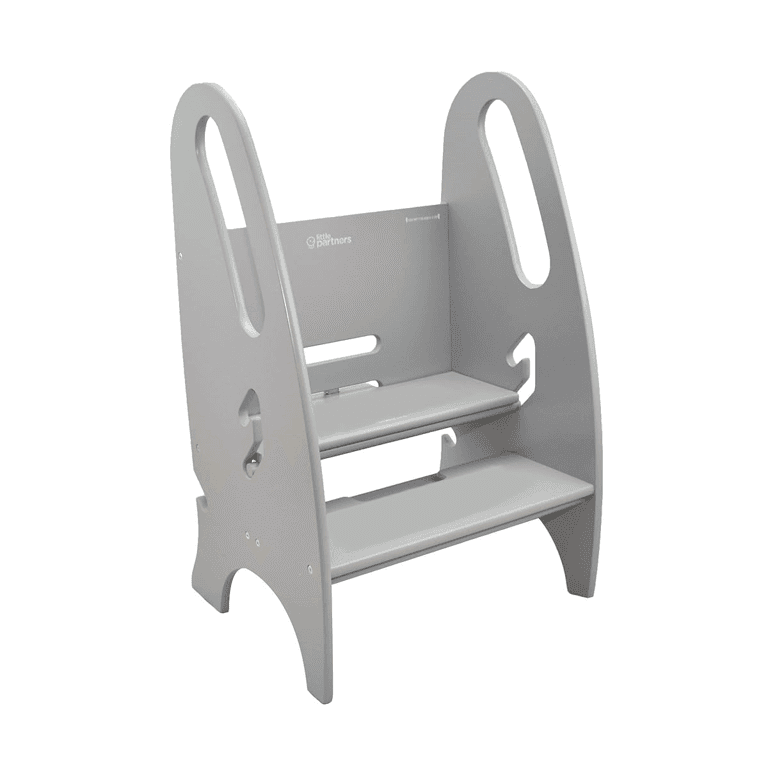 Little Partners 3-in-1 Growing Step Stool Silver Drop