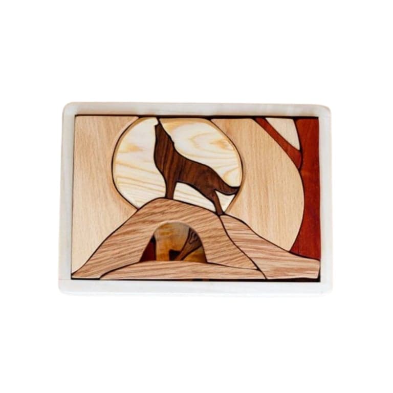 Cocoletes Double Layers Puzzle Wolf Family