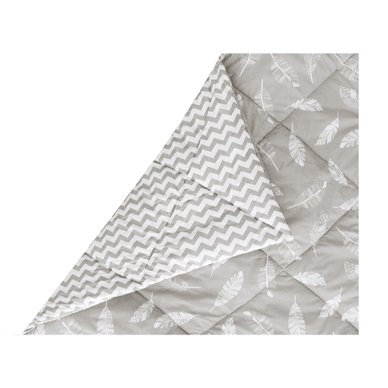 EZPlay Dual-Sided Play Mat Gray Feather
