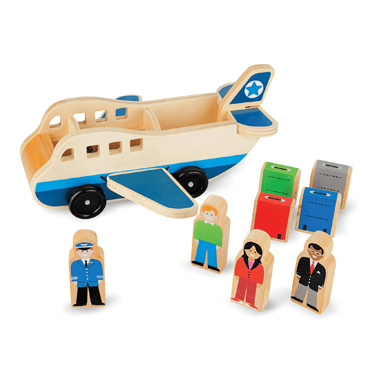Melissa & Doug Wooden Airplane Toys Set