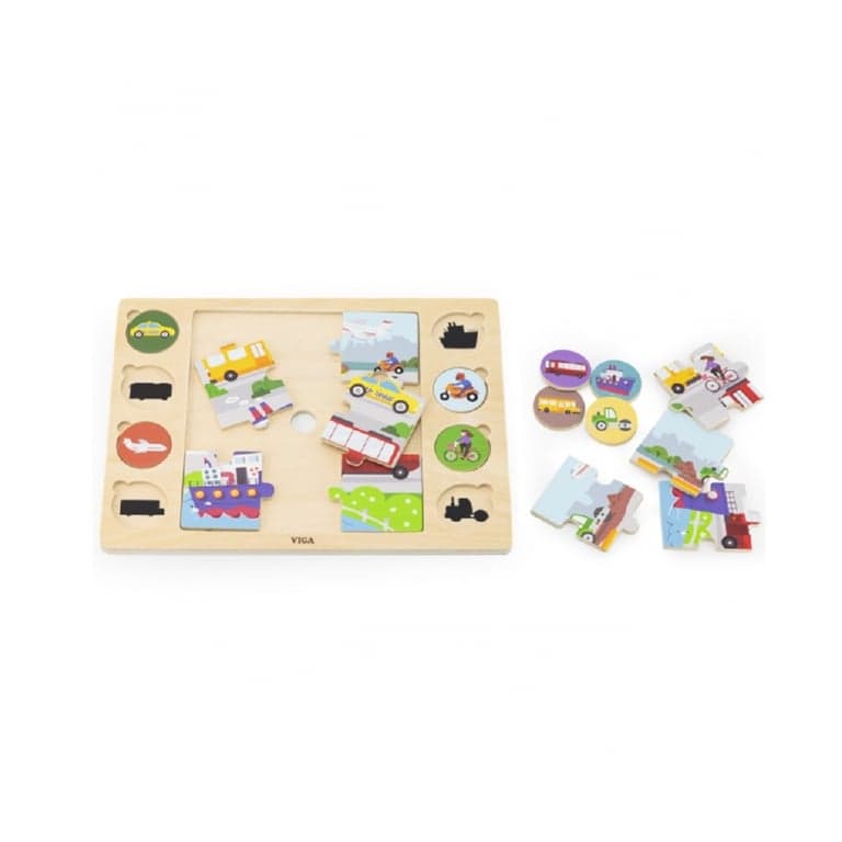 Viga Devine l'Ombre Puzzle Véhicules