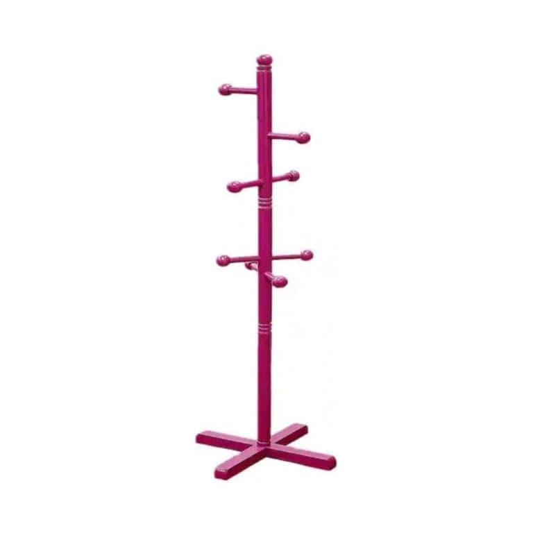 Frenchi Furniture Freestanding Kid's Coat Rack Purple