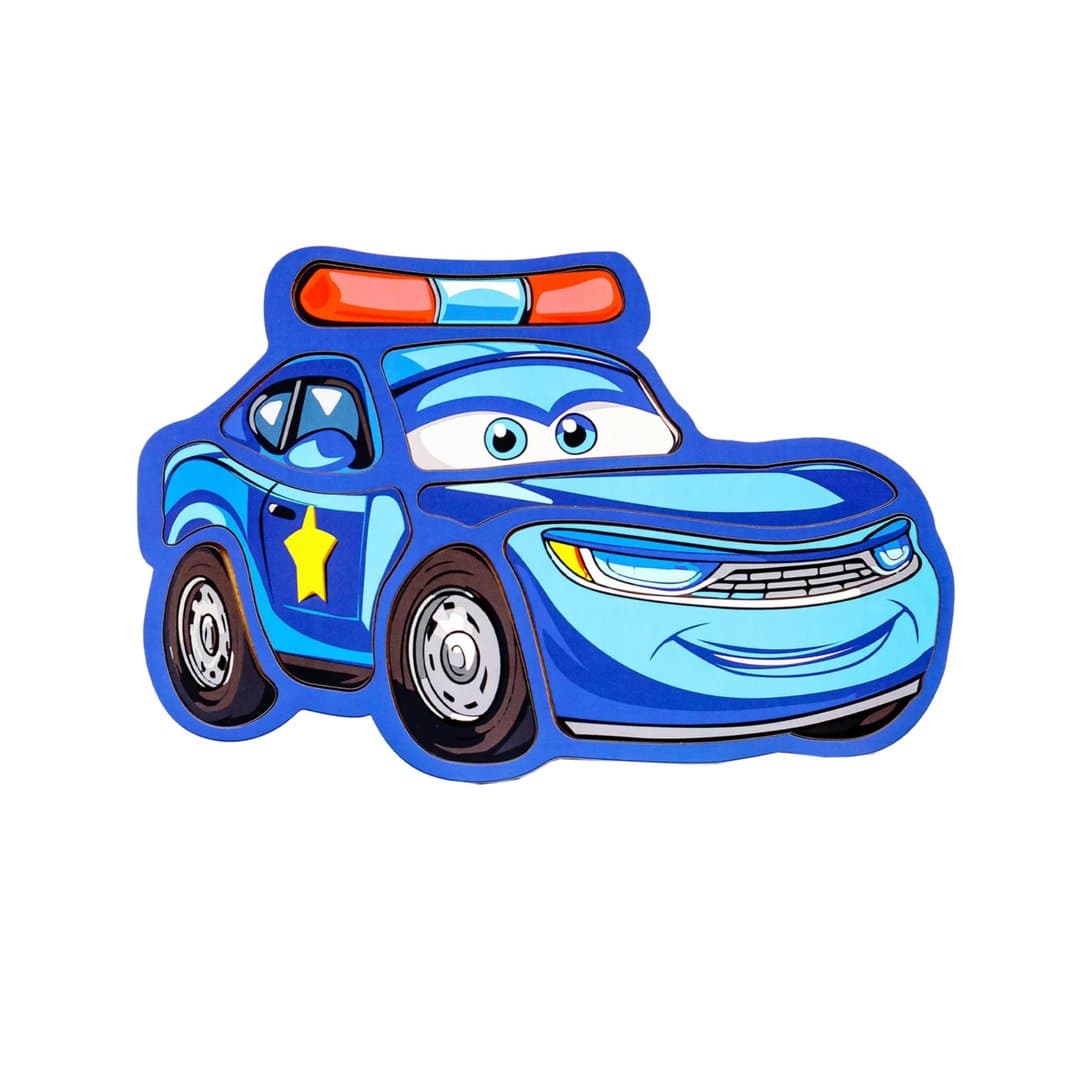 Puzzle Voiture de police Busy Kids