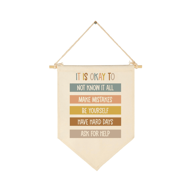 FYSIA Wall Art It's Okay to Not Know It All