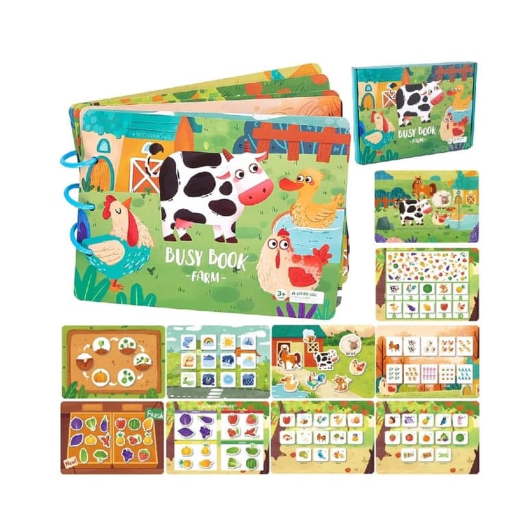 Joymaxx Paper Busy Book Ferme