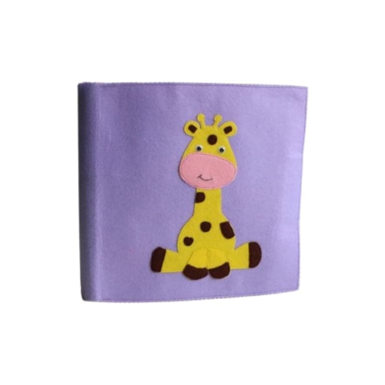NONO Shop Personalized Felt Quiet Book Giraffe
