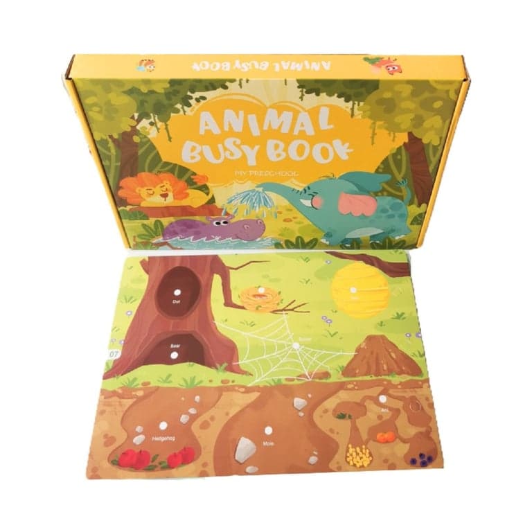 Joymaxx Paper Busy Book Animaux