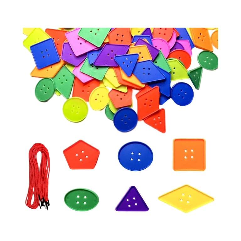 DANUDON Big Buttons Threading Toy
