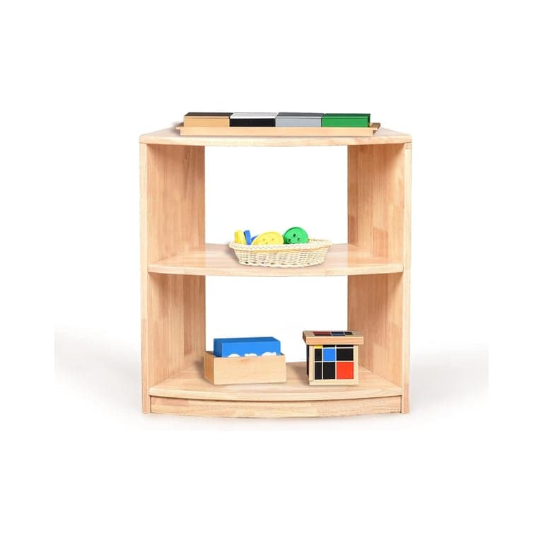 KRAND Montessori Shelf 3-Tier Curved Cabinet