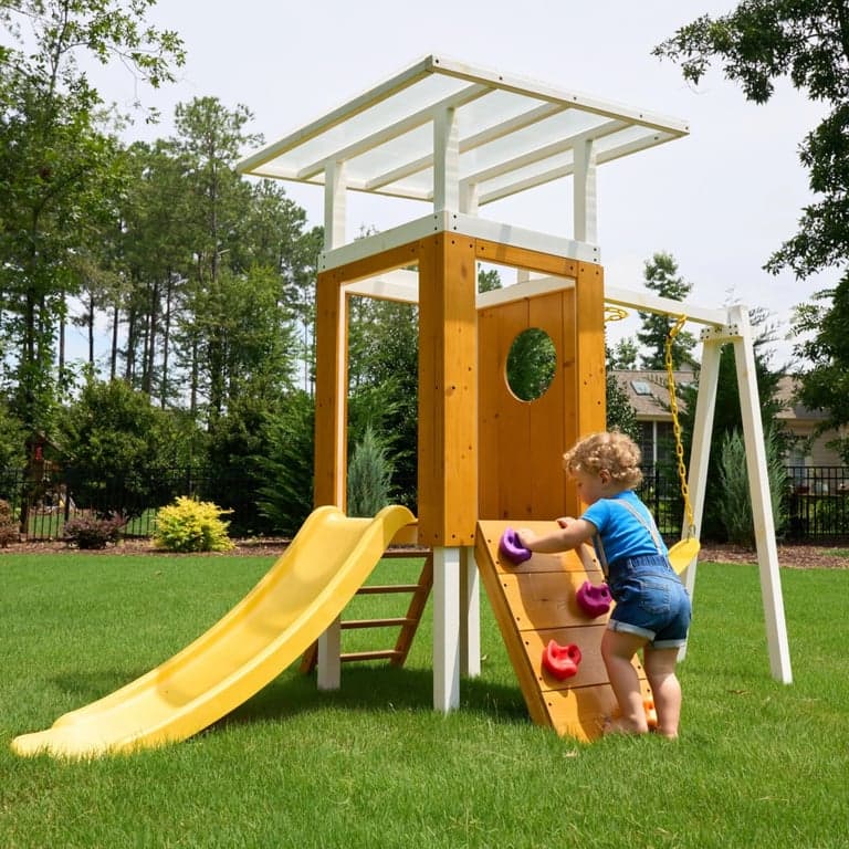 Avenlur Forest Outdoor Toddler Swing Set Small