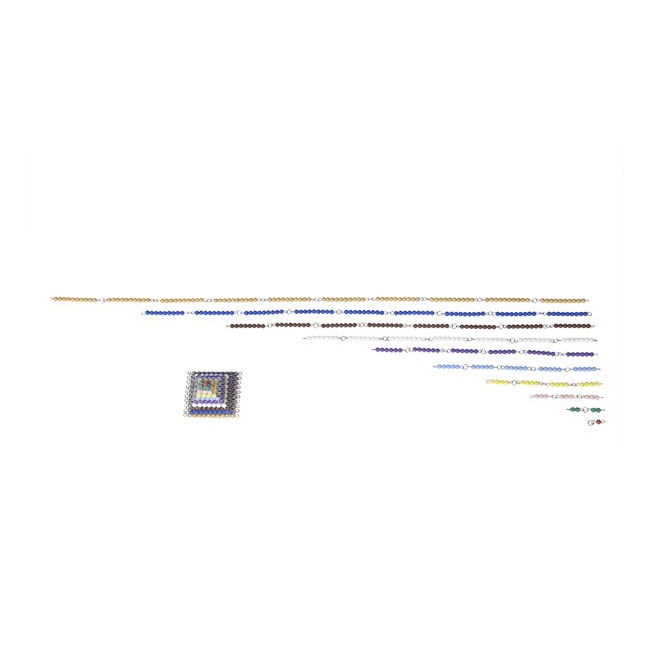 Montessori Outlet Colored Bead Chains & Squares