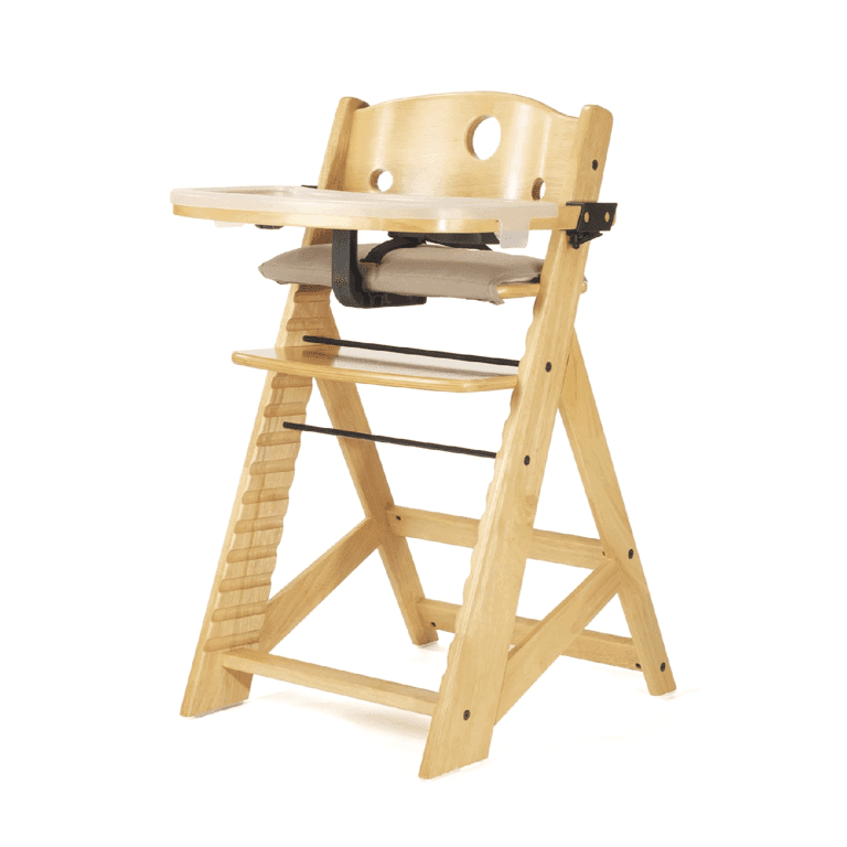 Keekaroo High Chair With Tray Natural