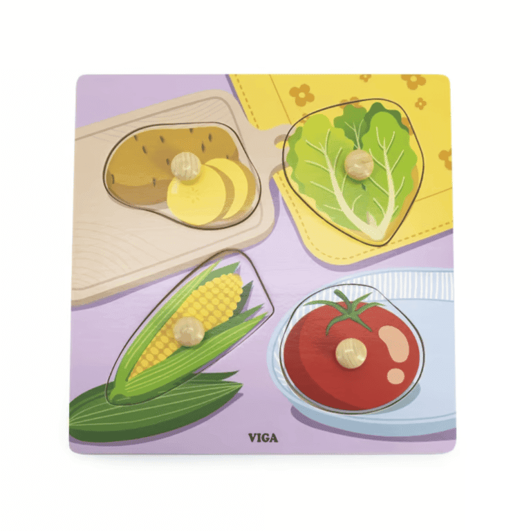 Viga Puzzle à Boutons Légumes