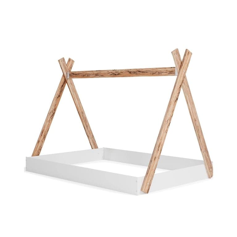 Ashley Piperton Full Size Floor Bed Teepee White Natural