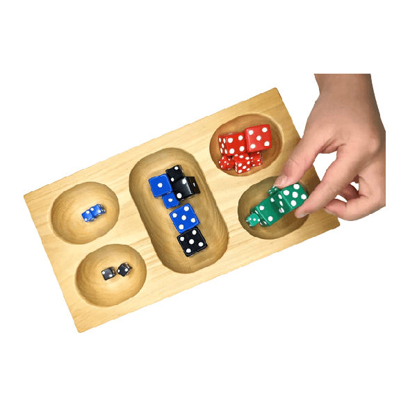 Montessori N’ Such Sorting Dice Color, Size & Count Kit