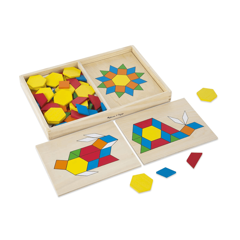 Melissa & Doug Wooden Tangram Puzzle Standard