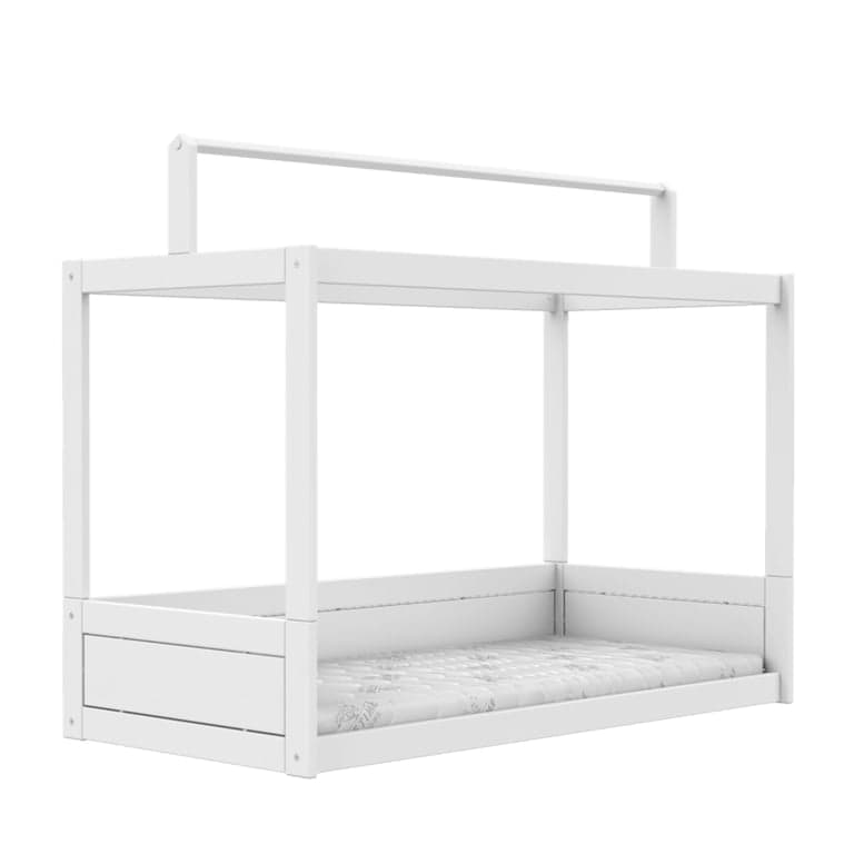 LIFETIME Kidsroom Lit Montessori avec structure supérieure 90 x 200 cm