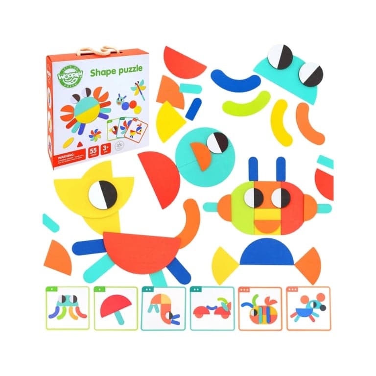 Woopie Green Puzzle de Formes